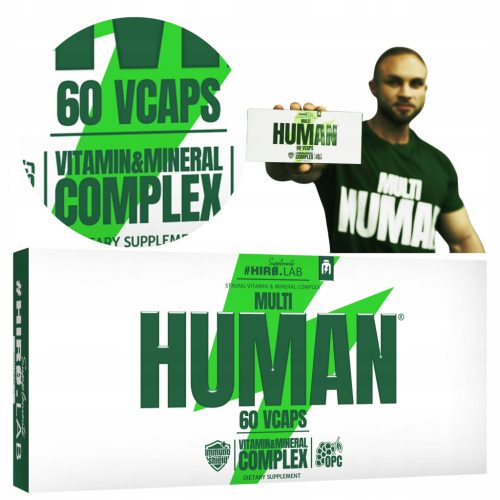Multivitaminski i mineralni kompleks Multi Human za sportaše - 60 kapsula