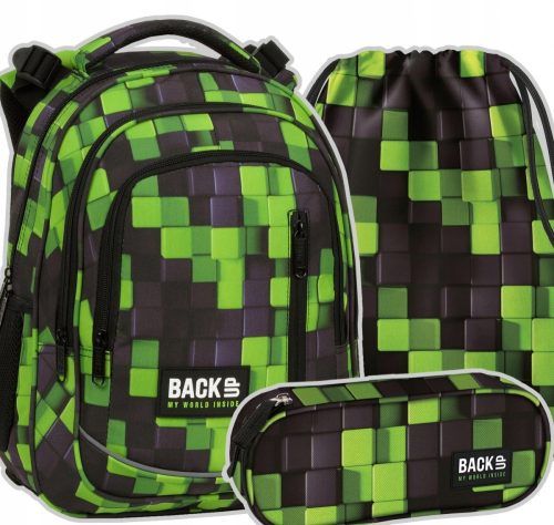 PLECAK ZA DJEČAKE METASPHERE 24L SA KOCKICAMA PIXELE