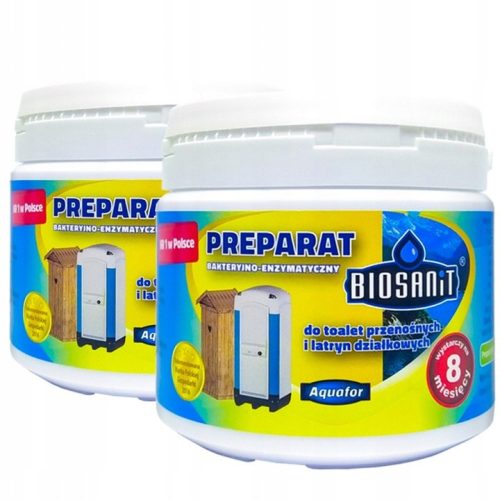 BIOAKTIVNI PRAŠAK ZA ČIŠĆENJE SEPTIČKIH JAMA BIOSANIT 2x480g