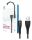 Korgy ALB12 USB-A - Lightning kabel 1,2m crna najlonska pletenica