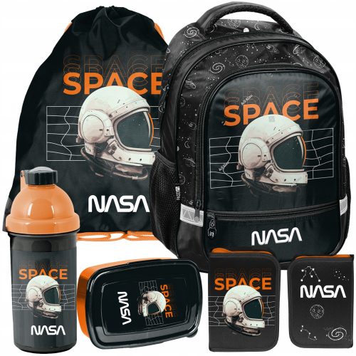 kolski ruksak PASO NASA Klasa 1-3 + Set (Bidon, Ručak, Pernica)