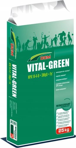 Organsko gnojivo za trave DCM Vital Green - ljetno organsko mineralno gnojivo 25 kg

DCM Vital Green je organsko-mineralno gnojivo idealno za održavanje sportskih terena, golf terena, travnjaka i rekr