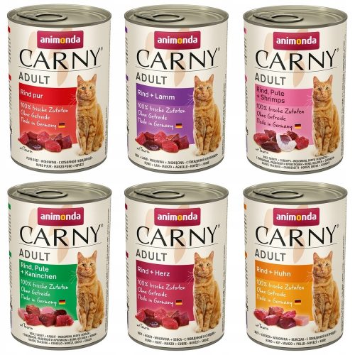  ANIMONDA Carny Adult za mačke, mješavina okusa 12x400g