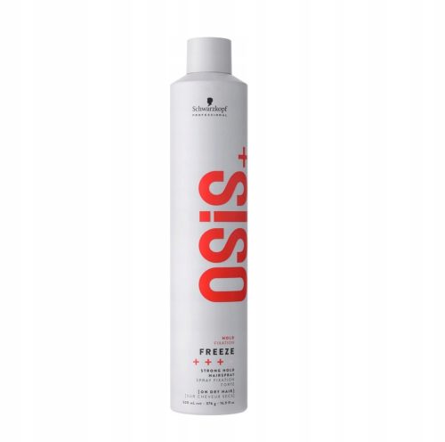 Lak za kosu Schwarzkopf OSiS+ Freeze Mocni utrđivač za styling 500 ml