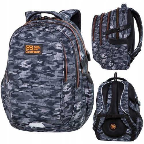 CoolPack školski ruksak Factor Military Grey 29 l