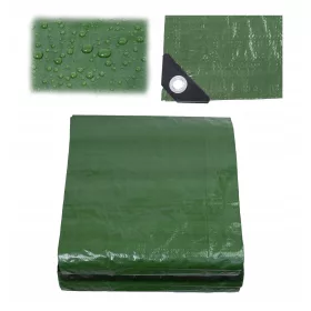   Visokokvalitetna zelena cerada 3m x 7m, ojačana i uv stabilizirana