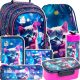 CLEO & FRANK Školski ruksak kompletni set Kitten Class 1-3 Derform sa motivom leptira