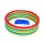 Hopscotch Rings Game with Connectors for Children - Colorful 28cm Rings Set of 10
