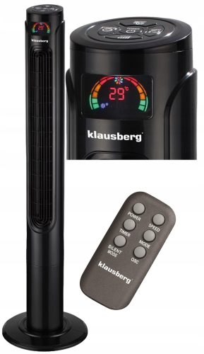  VELIKI STUPNI VENTILATOR 120cm sa DALJINSKIM LED displejom displej TEMPERATURE