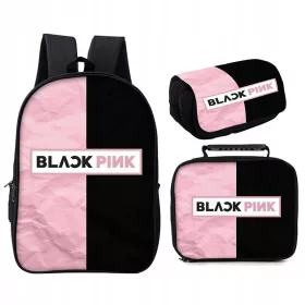   BLACKPINK Premium ŠKOLSKI SET - Visokokvalitetni Plecak, Torba, i Futrola za Pencine