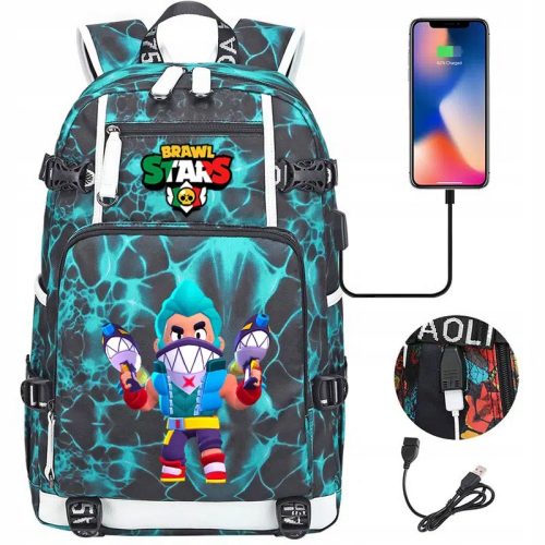 Ruksak Brawl Stars s USB punjenjem i velikim kapacitetom