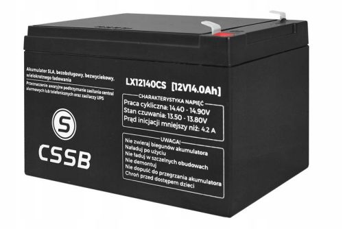  AGM VRLA 12V 14AH baterija, UPS VOZILA bez održavanja