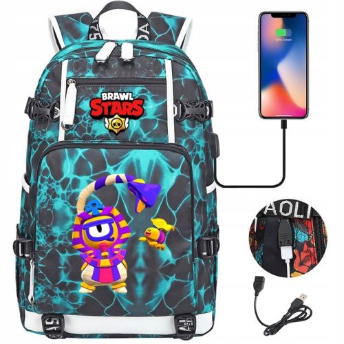 Faraotis Brawl Stars ruksak s USB punjenjem