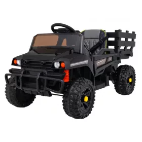    Farmer pick-up auto za djecu crni + daljinski upravljač + prtljažnik + lopata + EVA +