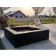  Moderni vrtni kamin QUADRA 80 cm - čelik - kvadratni