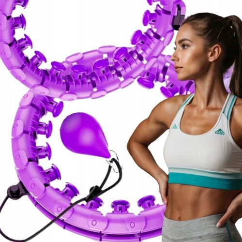 Hula Hoop s Utezima i Cijevima za Mršavljenje, Masažne Vježbe