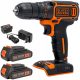 Black Decker BDCDC18B Akumulatorska Bušilica-Odvijač 18V 30Nm + 2x Akumulator 1.5Ah