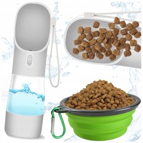    Sklopivi (putni) za sklopive pasmine, od plastike Mawe bijela, nijanse sive 0,45 l