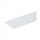 Polica za knjige od laminirane iverice Floorpol 120 x 40 cm bijela