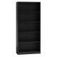 Regal za knjige 80 x 30 x 182 cm crna