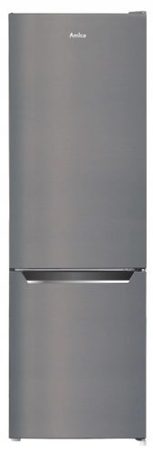 Amica FK2525.4UNTX(E) hladnjak s dvostrukim vratima od nehrđajućeg čelika 262L SlimSize 54cm LED
