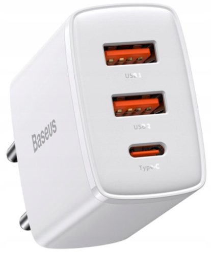 BASEUS SNALAŽLJIVI BRZI PUNJAČ ZA TELEFONE USB-C 30W PD QC 3.0