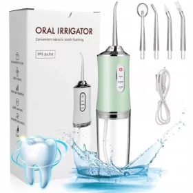    ISPIRANJE ZUBA BEŽIČNI DENTAL POWERFUL 4 MLAZNICE 3 NAČINA RADA