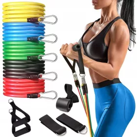  DrFit Set od 5 otpornih traka za rehabilitaciju s priborom