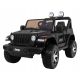  Jeep Wrangler Rubicon na baterije za djecu, crni + daljinski + MP3 radio