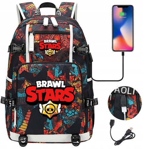 VELIKI USB RUKSAK Brawl Stars VODOOTPORNOST NOVI DIZAJNOVI VELIKE NOSIVOSTI