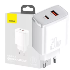   Baseus Brzi USB Punjač USB C Mrežni Univerzalni Telefon Cub