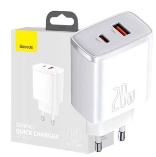 Baseus Brzi USB Punjač USB C Mrežni Univerzalni Telefon Cub