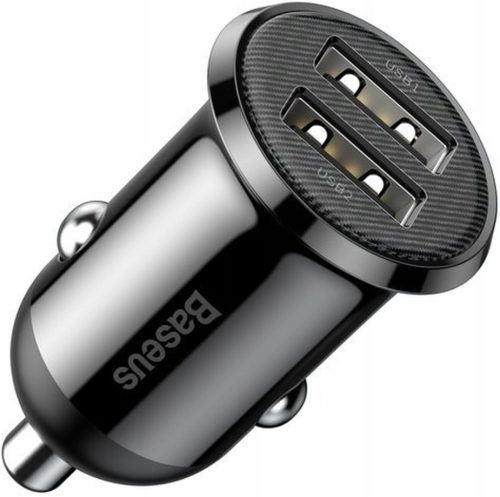 Baseus Punjač za automobil s 2 USB priključka 24W 4800 mA