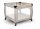 Caretero Quadra Brown Travel Playpen 83 x 83 cm