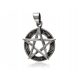  Privjesak od tamnog srebra 925 Pentagram magični simbol w0613 - 3,5g.