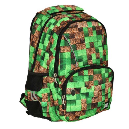 kolski ruksak Pixel Cubes s više odjeljaka, anatomski dizajniran, vodootporan, 21 l