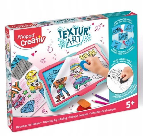 Textur'Art Modna Ploča za Crtanje i Teksturiranje Maped 5+
