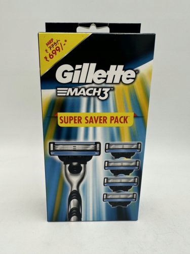 Brijanje Gillette Mach3 za muškarce s 5 zamjenskih oštrica