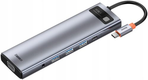 ADAPTER HUB 11IN1 BASEUS 3XUSB/USB C PD 100W AUX VGA 2XHDMI SD RJ45 MICRO SD