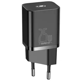 Baseus Super Si PD Quick Charge 25W Crni Zidni Punjač