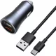 Baseus Brzi Auto Punjač USB Napajanje s Kabelom USB-C