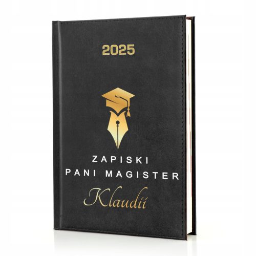  Kalendar 2025, knjiga A5, poklon za GOSPOĐU MAGISTRA na kraju godine