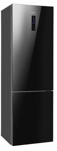 Amica FK3356.4GBDF Total NoFrost LED hladnjak 322l Tamno staklo 35dB