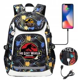 VELIKI USB JURASSIC PARK WORLD VODOOTPORNI RUKSAK