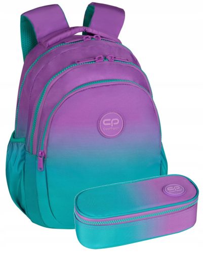 Ruksak za školu CoolPack Gradient Blueberry s piórnikom za djevojčice