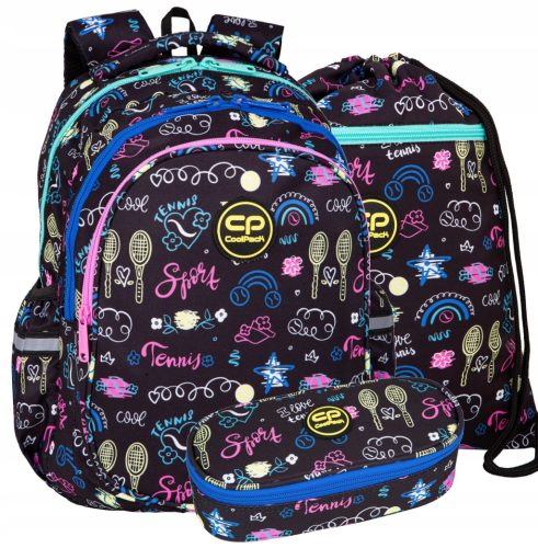 Školski Ruksak CoolPack - Komplet za Djevojčice s Piórnikom i Vrećicom