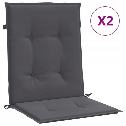  Vrtni jastuci antracit 50x40x3/60x50x3 cm, 4 kom.