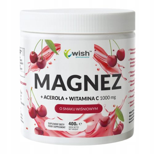 Magnez u prahu sa okusom višnje i Acerolom, obogaćen Vitaminom C - 400g
