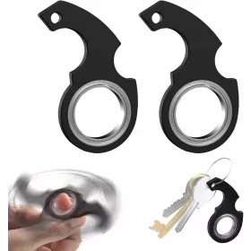    2 kom privjesaka za ključeve, spinner, fidget ring, igračka,