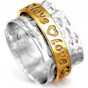    Trend Finger Ring Antistress Fidget Spinner Anxiety Rings Vintage